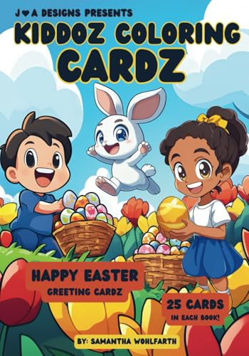 Happy Easter Greeting Cardz: Holiday Edition (Kiddoz Coloring Cardz) | Amazon (US)