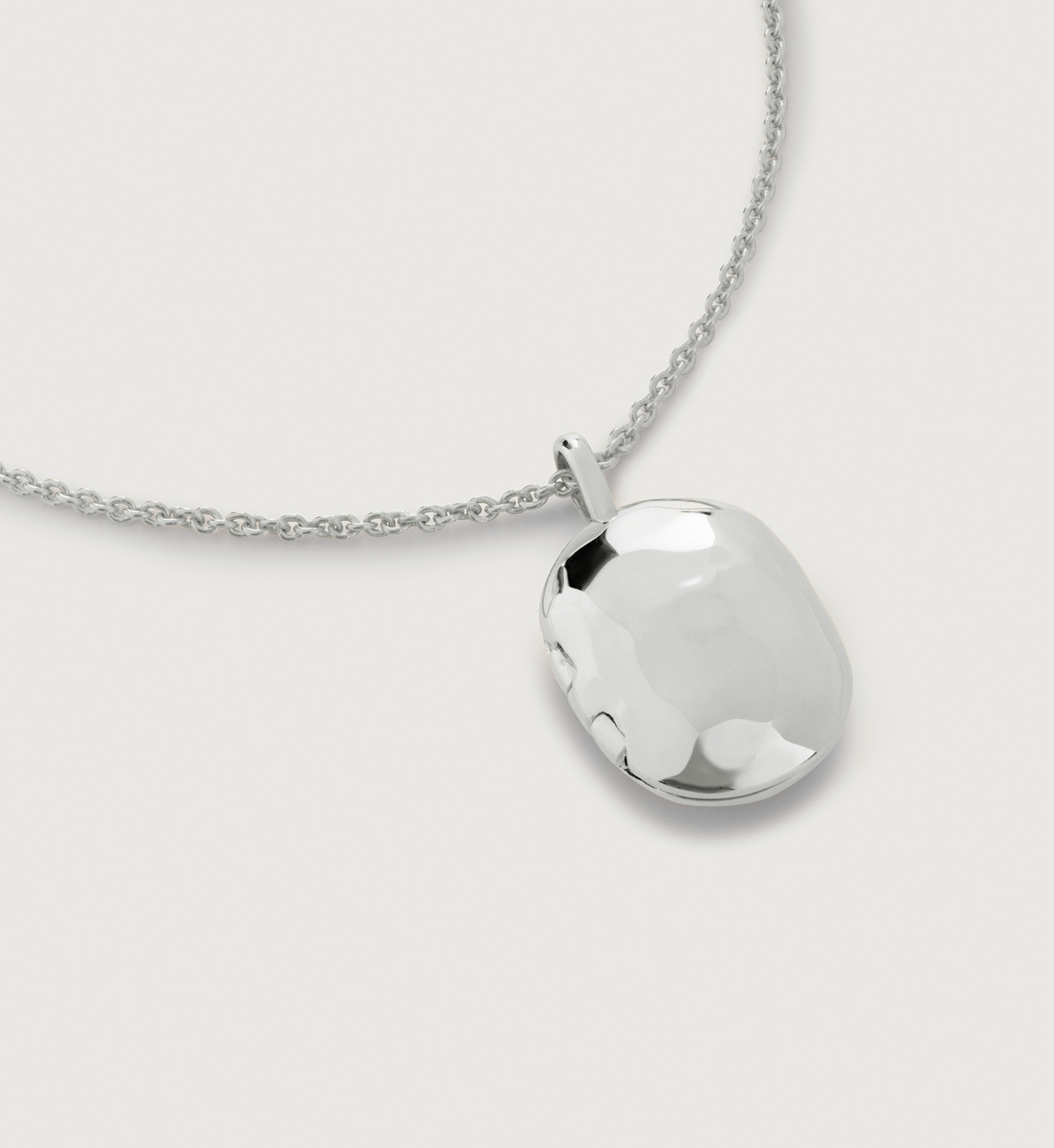 ID Mini Locket Chain Necklace | Monica Vinader (US)