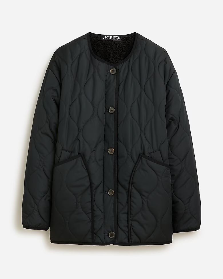 Reversible puffer jacket with PrimaLoft® | J.Crew US