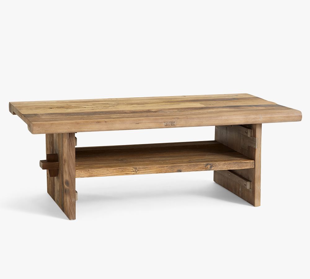 Easton 50" Reclaimed Wood Coffee Table | Pottery Barn (US)