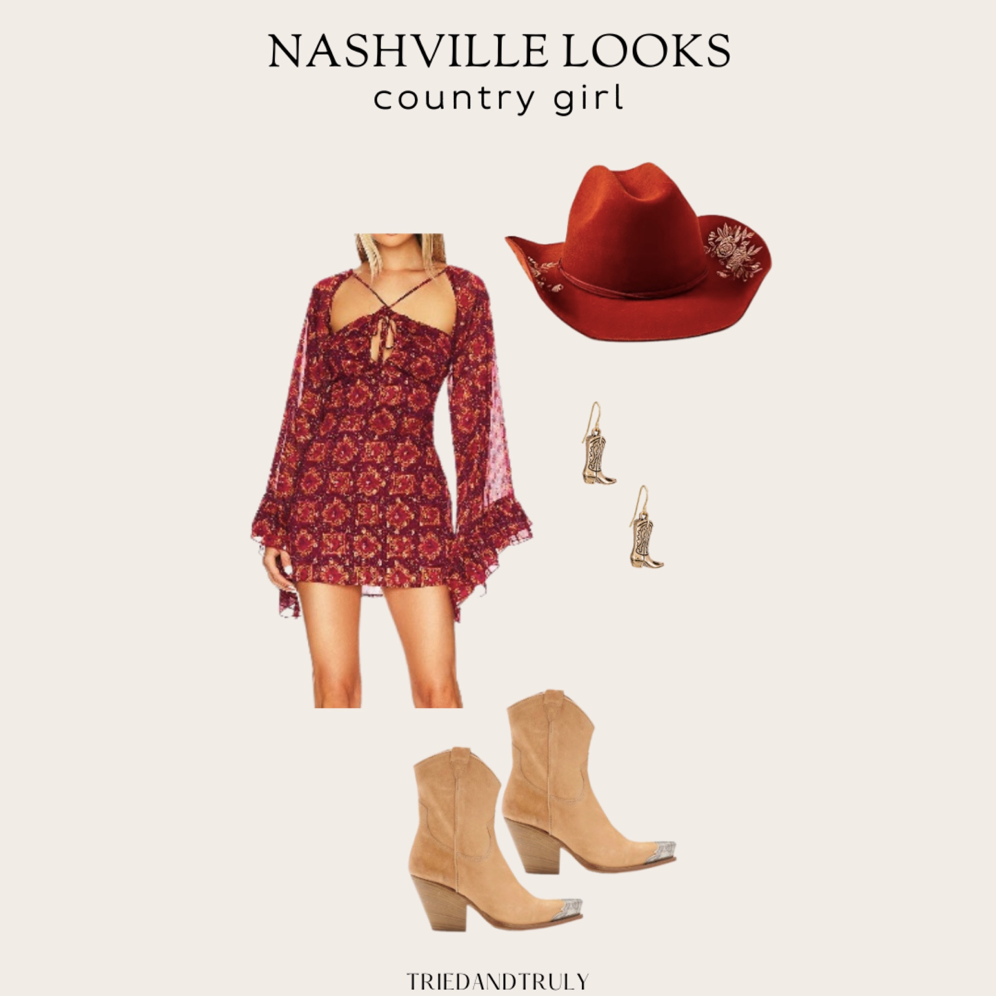 Nashville or Country Concert Outfits 

Perfect for a Bachelorette party, festival, or spring and summer fun! 

#LTKshoecrush #LTKstyletip #LTKFestival