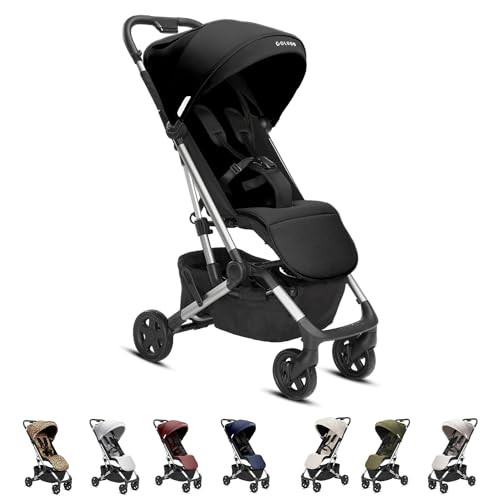 Colugo Compact Stroller - One Hand Fold Lightweight Stroller, Travel Stroller, Toddler Stroller, Airplane Stroller, Foldable Stroller with Rain Cover, Backpack and Cup Holder (Black) | Amazon (US)