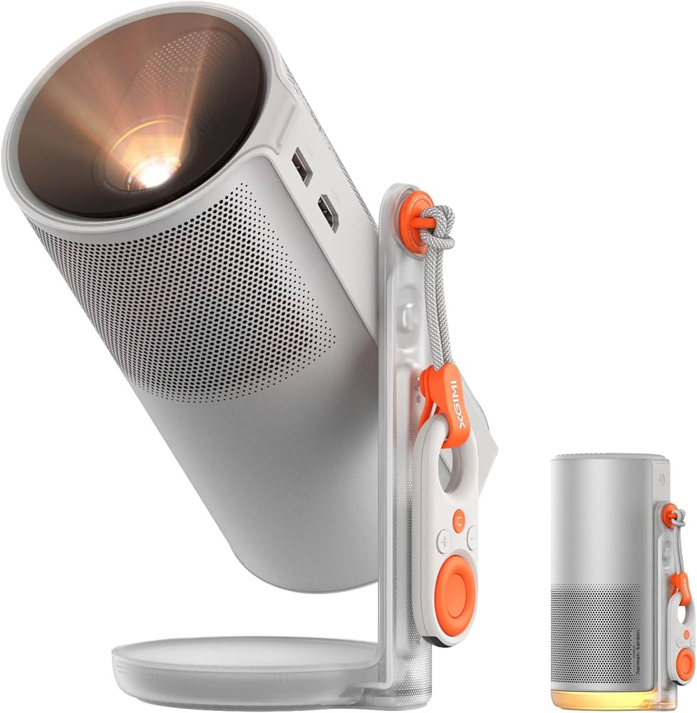 XGIMI MoGo 4 Portable Projector, Google TV with Licensed Netflix, 360\u00b0Adjustable Stand, 2.5 ... | Amazon (US)