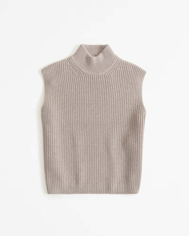 Sleeveless Turtleneck Sweater | Abercrombie & Fitch (US)