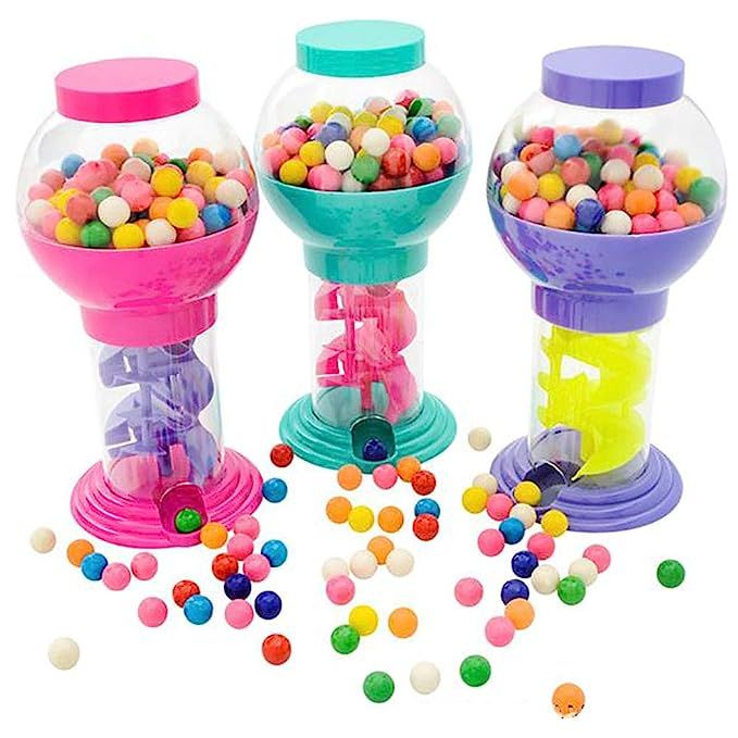 Kicko 9.75" Twirling Gumball Machine for Kids - Galaxy Candy Dispenser - Perfect for Birthdays, K... | Amazon (US)