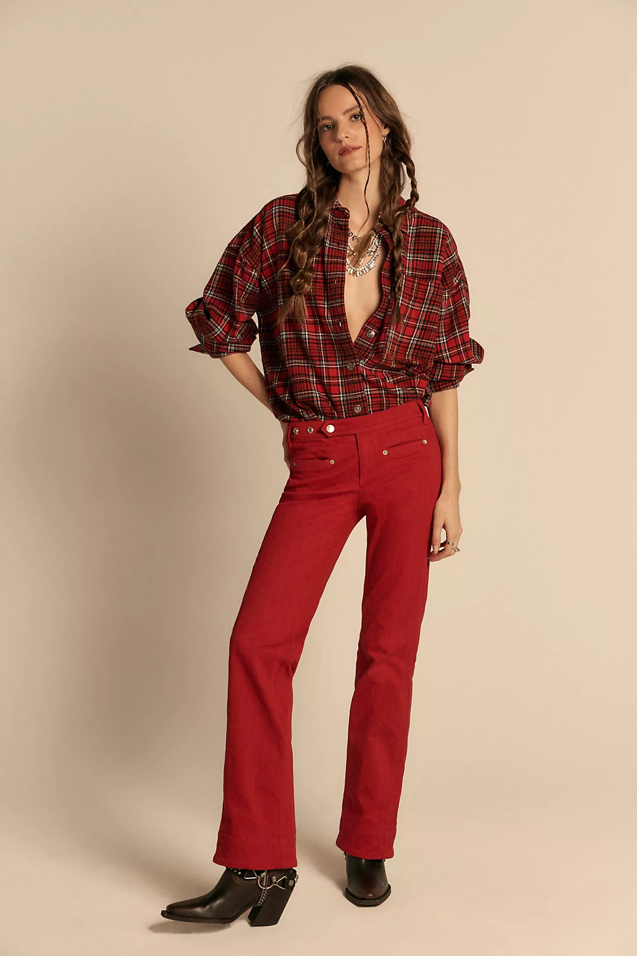We The Free Hot Take Low-Rise Slim Flare Pants | Free People (Global - UK&FR Excluded)