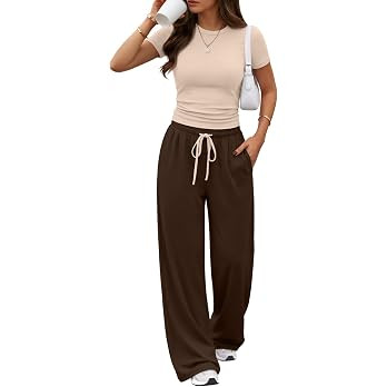 Trendy Queen Women's 2 Piece Matching Summer Lounge Set with Pockets | Amazon (US)