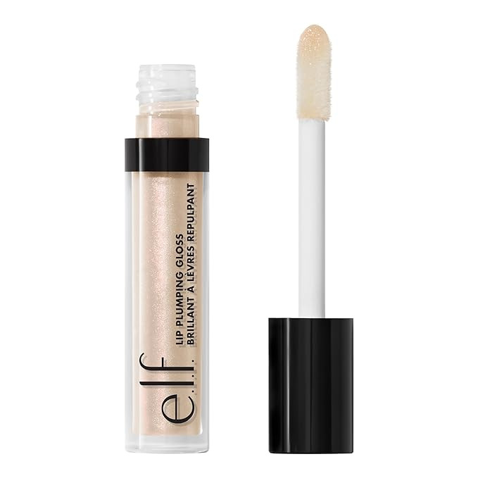 e.l.f. Lip Plumping Gloss, High-Shine Sheer Color, Hydrates & Creates Fuller Lips With Vitamin E,... | Amazon (US)