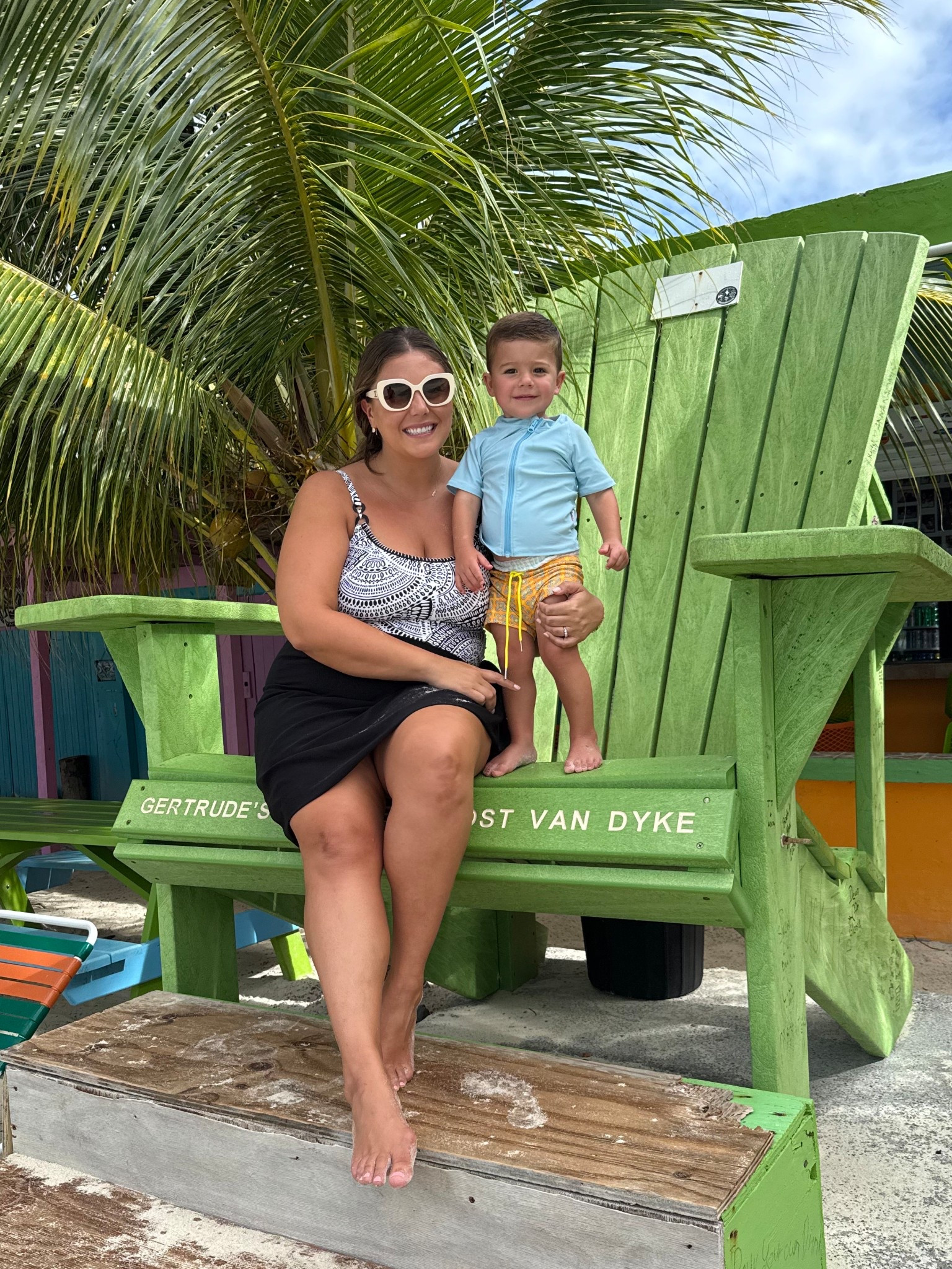 Today’s swim outfits - I’m wearing 18 in swimsuit, Conrad is in 2T. Use CARALYNM at Cakes Body. 

#LTKKids #LTKSwim #LTKPlusSize