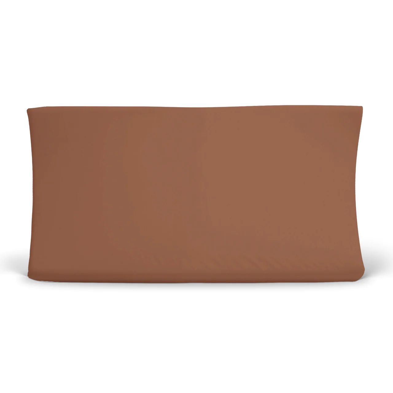 Solid Camel Bamboo Knit Changing Pad Cover | Caden Lane