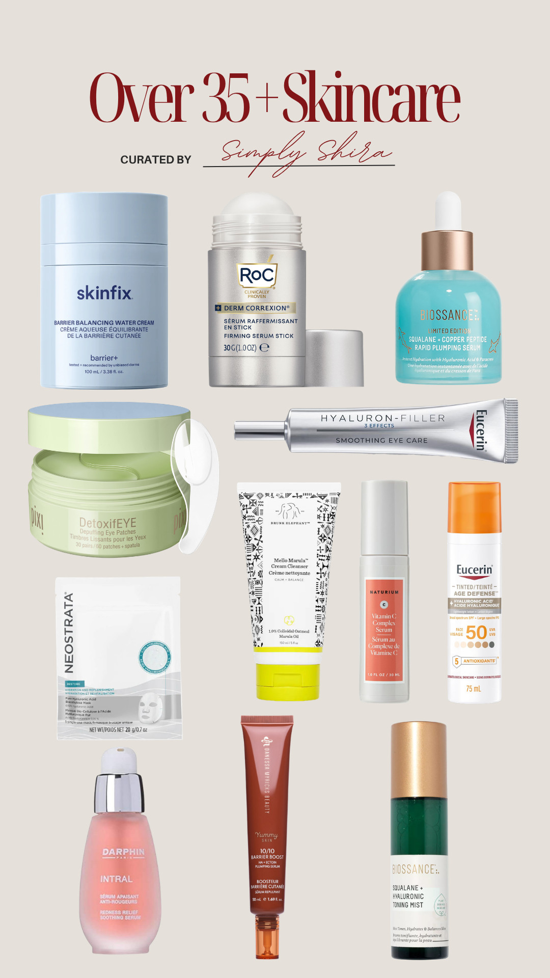 My current holy grail 35+ skincare products! 

 #LTKcanada #LTKsummer #LTKbeauty