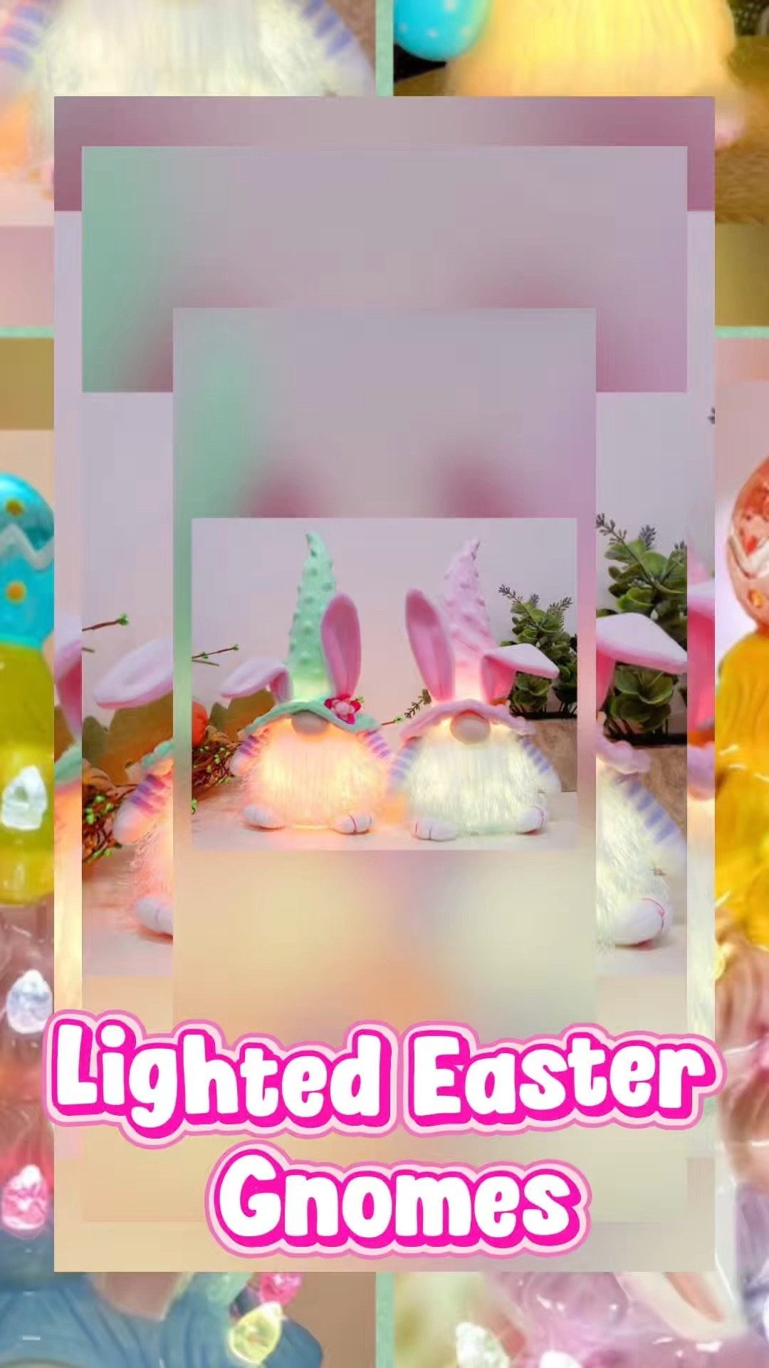 How adorable are these lighted Easter gnomes? 🐰✨ Such a fun and cozy glow for Easter decor!

#EasterGnomes
#EasterDecor
#SpringDecor
#LightedDecor
#HomeDecorFinds

#LTKSeasonal #LTKHome