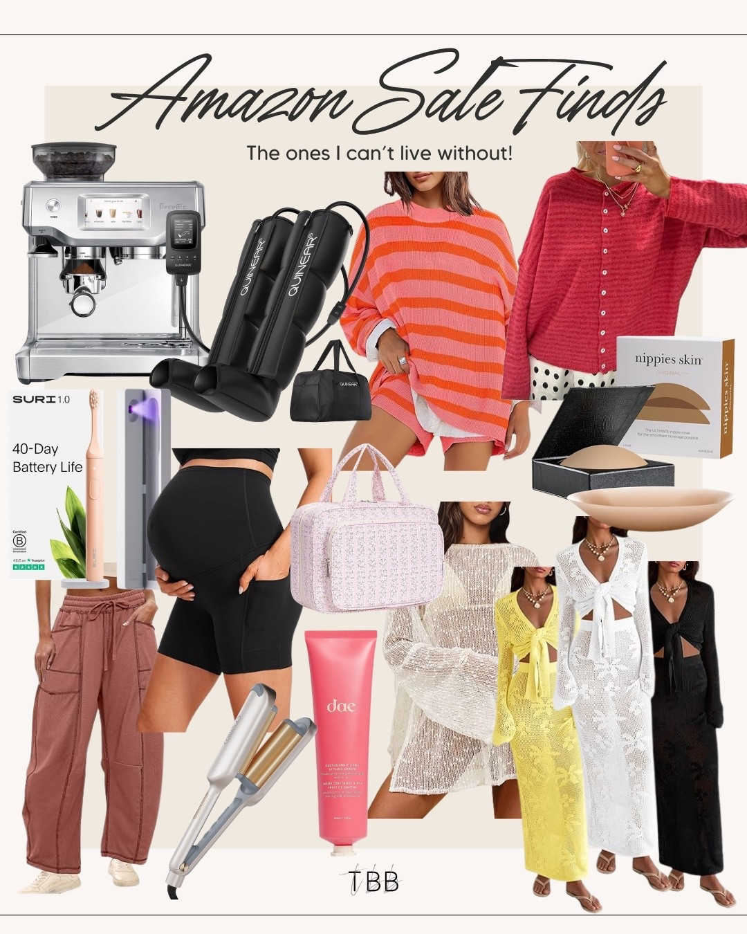 My Amazon spring sale picks I can’t live without! I own all of these and use them all the time. 🙌🏼
My usual mediums in all clothes for my height but sized up to large in drawstring pants for pregnancy. small in bike shorts  

#LTKSaleAlert #LTKselfcare #LTKSwim