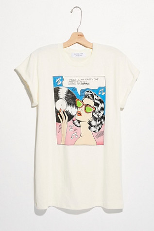 Music Is My First Love Tee | Free People (Global - UK&FR Excluded)