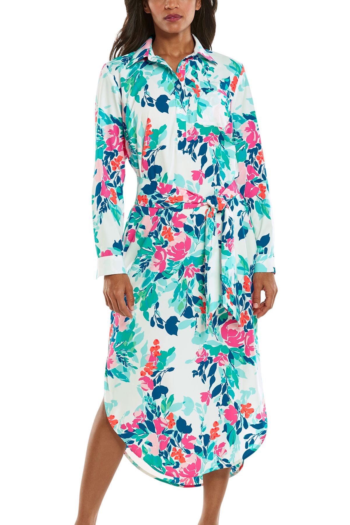 Women's Prado Shirt Dress UPF 50+ | Coolibar