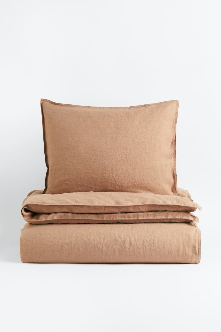 Linen Twin Duvet Cover Set | H&M (US + CA)