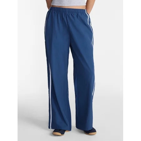 No Boundaries Nylon Game Day Track Pants, 30.5'' Inseam, Women's XXS-XXL | Walmart (US)