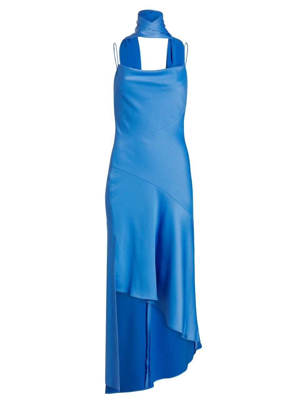 Women's Harmony Asymmetric Midi-Dress - French Blue - Size 10 | Saks Fifth Avenue