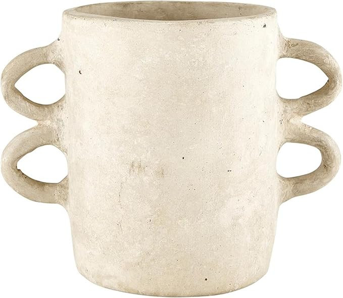 Santa Barbara Design Studio Pure Design Modern Paper Mache with 4 Handles Vase for Home Décor, 4... | Amazon (US)