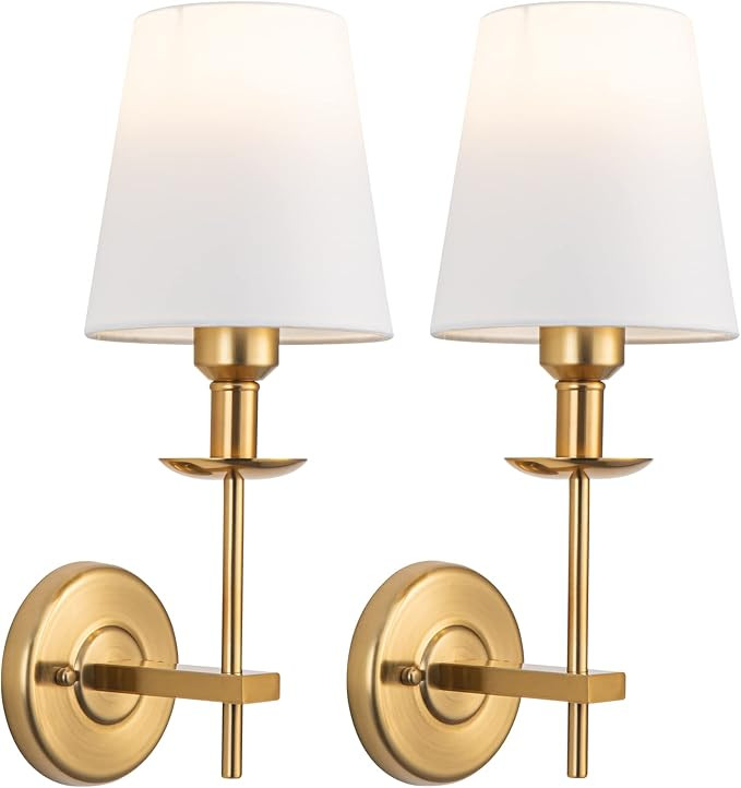 Tumgog LED Battery Operated Wall Sconce Fixture,Set of 2 Wall Light Remote Control Dimmable,not H... | Amazon (US)