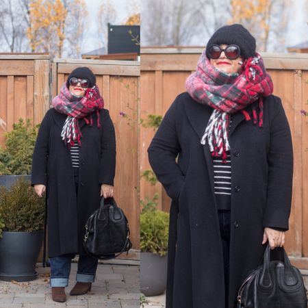 It’s the season to just add plaid! Taking a pretty basic mostly black outfit and making it festive with a chunky plaid scarf!

#LTKHoliday #LTKstyletip #LTKmidsize