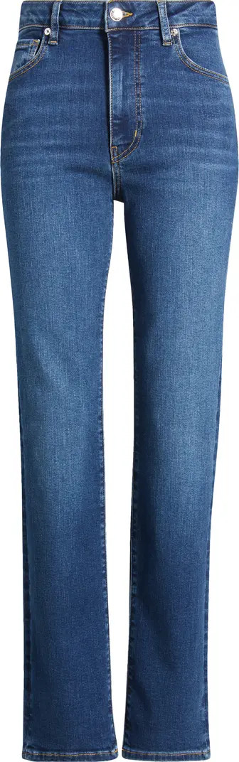 The Pencil High Waist Slim Straight Leg Jeans | Nordstrom