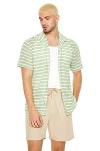 Crochet Striped Shirt | Forever 21