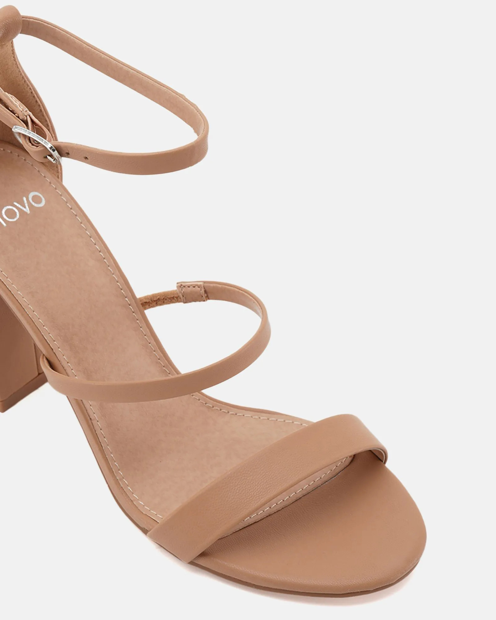 MONTAGUE CAMEL Block Heels | Novo Shoes
