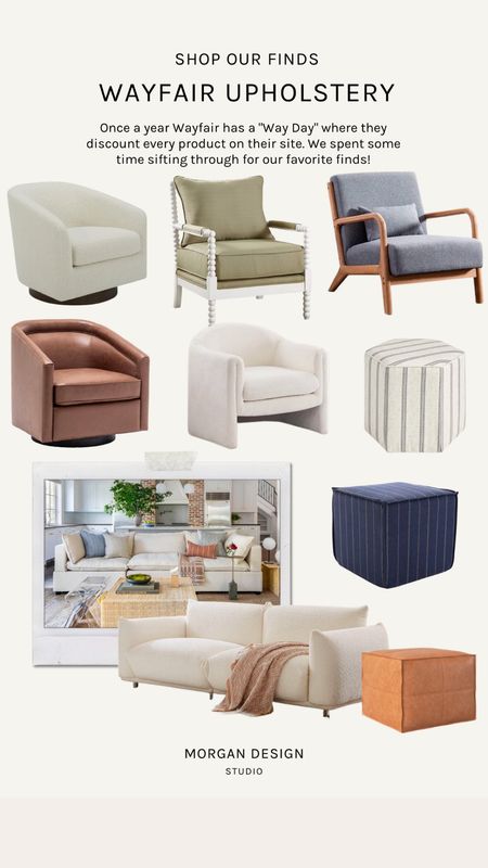 Check out these Wayfair upholstery pieces we’re loving! Be sure to click on each item to see the other fabric options 😉 
These pieces are all perfect for Airbnbs or rentals!

#LTKhome #LTKsalealert #LTKFind