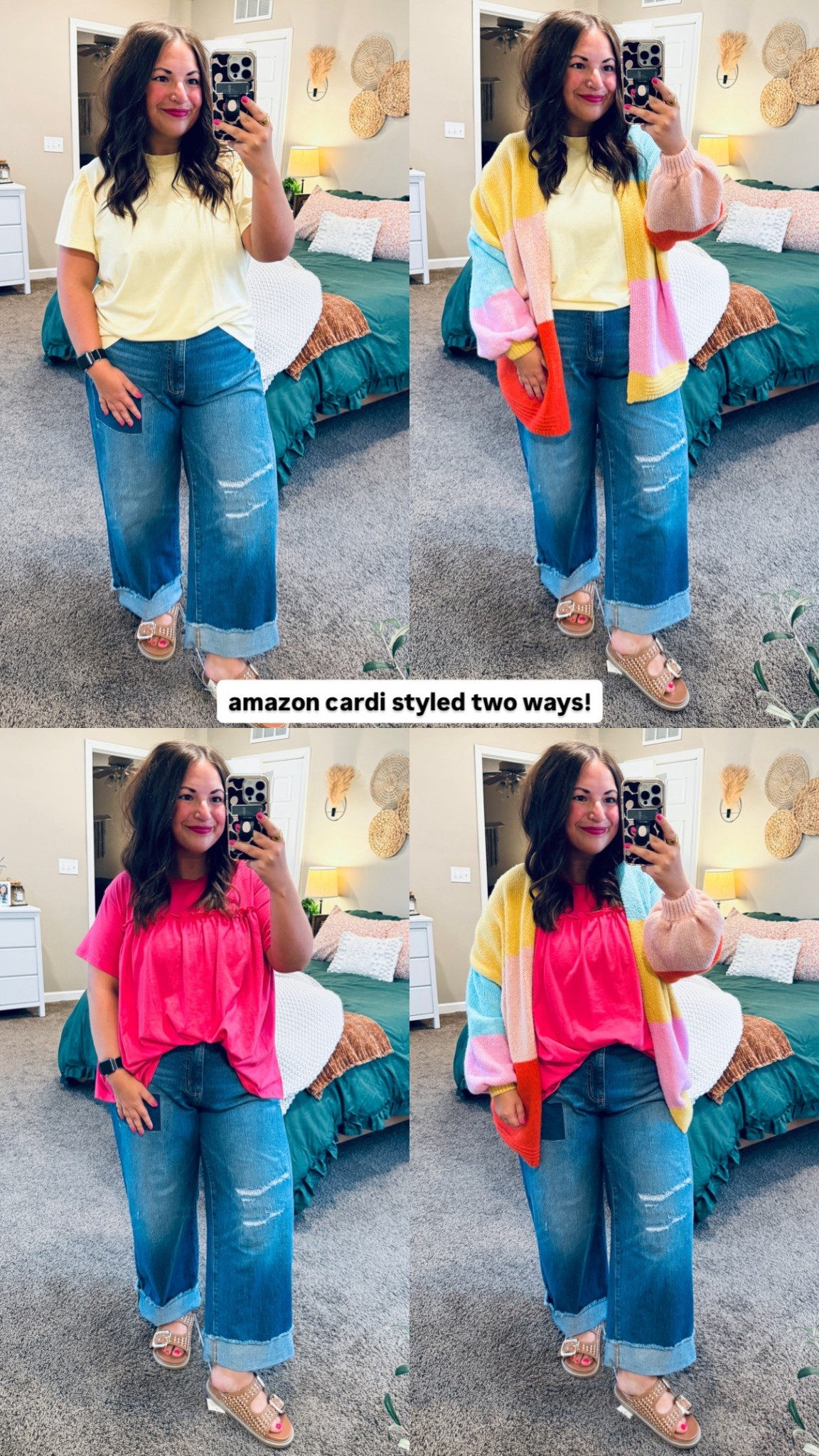 amazon cardi styled two ways!