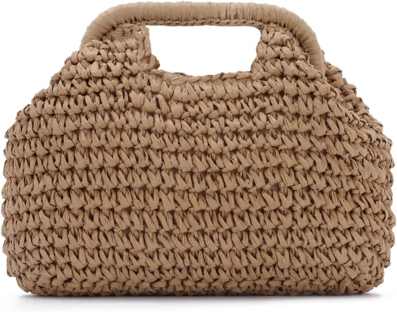 CAILDANL Straw Dumpling Clutch Purse Summer Vacation Beach Crossbody Bag for Women Pouch Straw Wo... | Walmart (US)