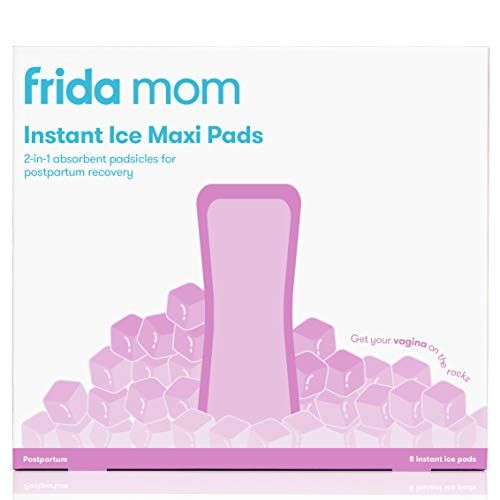 Frida Mom 2-in-1 Postpartum Absorbent Postpartum Perineal Ice Maxi Pads | Instant Cold Therapy Packs | Amazon (US)