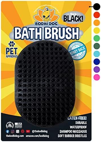 Bodhi Dog New Grooming Pet Shampoo Brush | Soothing Massage Rubber Bristles Curry Comb for Dogs &... | Amazon (US)