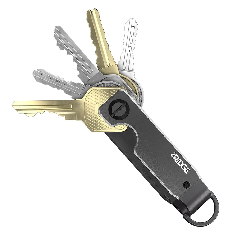 The Ridge Key Organizer - Compact Metallic Key Holder | Minimalist Innovative Keyholder | Smart K... | Amazon (US)