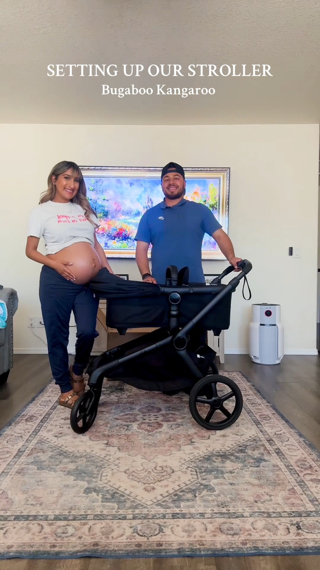 I'm not gonna lie to you all...don't follow the instructions that come in the box instead scan the QR code and watch the video hahah. Once we watched the video it's easy to assemble but originally we were lost... don't judge us we are first time parents!
After lots of research we went with the @bugaboousa Kangaroo with the Bugaboo/ @nuna.ind turtle air car seat. This entire set was gifted to us by my parents and we could not be more grateful for their love and support. Patiently waiting Zakyah's arrival🤰🏽✨💙  

#LTKBaby #LTKBump