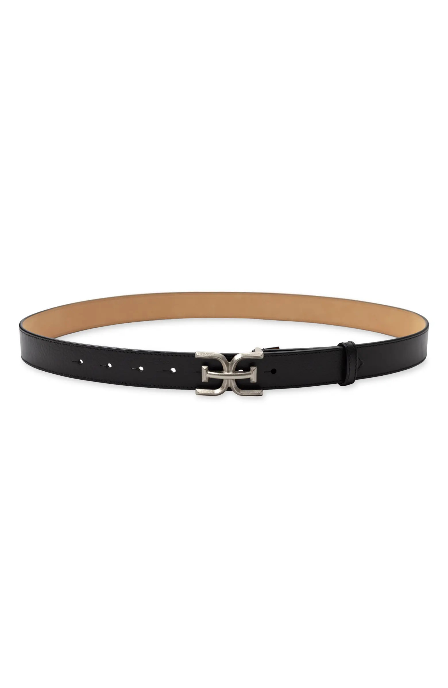 Sam Edelman Logo Buckle Leather Belt | Nordstrom | Nordstrom