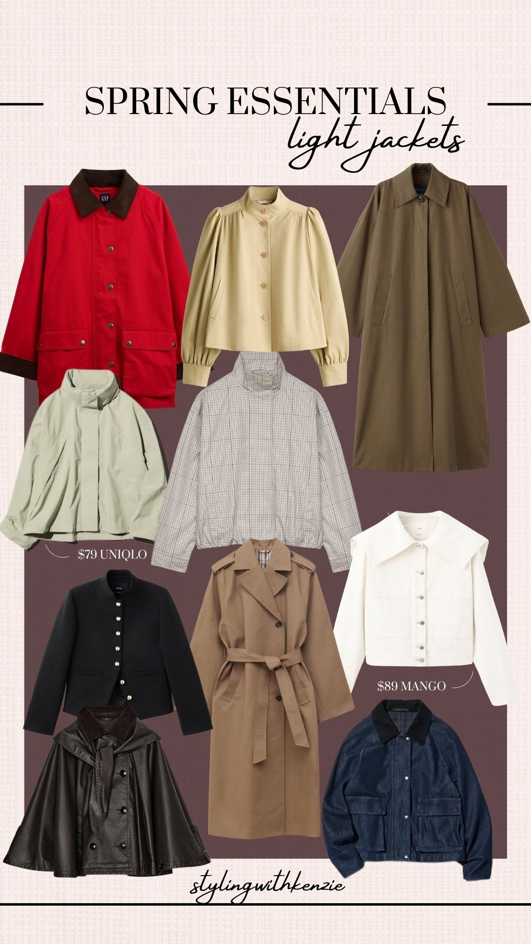SPRING ESSENTIALS: LIGHT JACKETS 🌷🍃🌤 

 #LTKmomlife #LTKSeasonal #LTKMidsize
