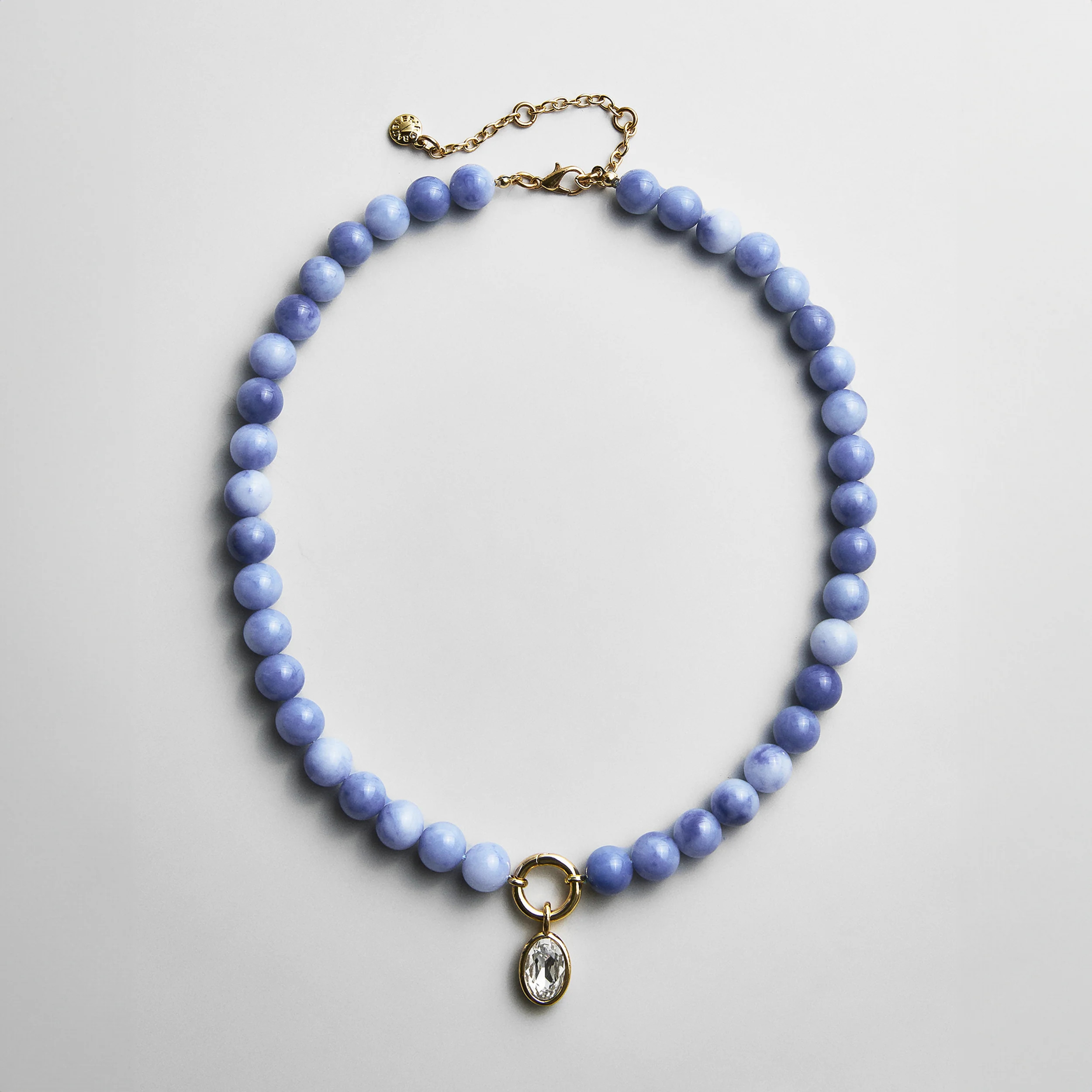 Janette Beaded Ring Necklace - Sodalite | BaubleBar