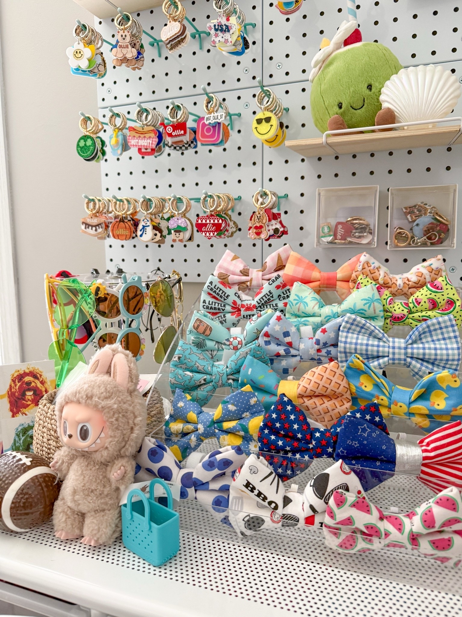I have gotten many questions about the bow tie holder! Linked below!