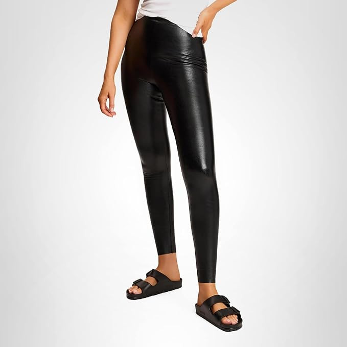 commando - Faux Leather Leggings | Sculpting Yet Soft & Flexible | Raw-Cut Finish | Machine Washa... | Amazon (US)