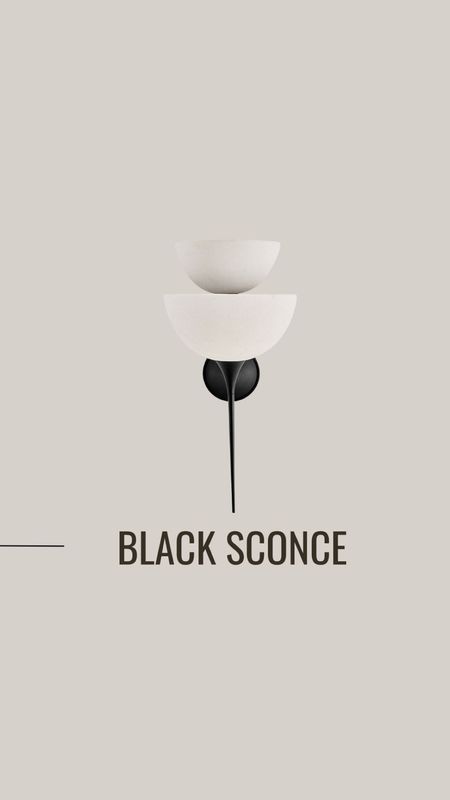 Black Sconce #blacksconce #wallsconce #sconce #lighting #interiordesign #interiordecor #homedecor #homedesign #homedecorfinds #moodboard 

#LTKstyletip #LTKfindsunder100 #LTKhome