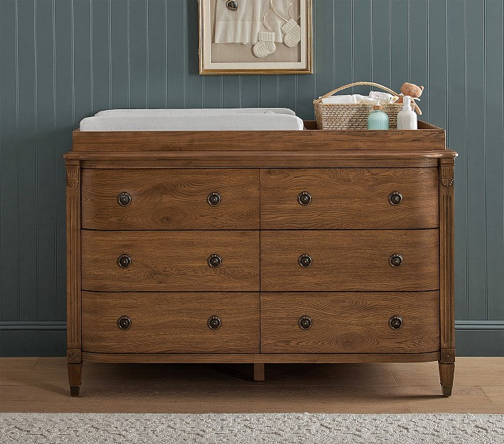 Chris Loves Julia Extra-Wide Nursery Dresser & Topper (56") | Pottery Barn Kids