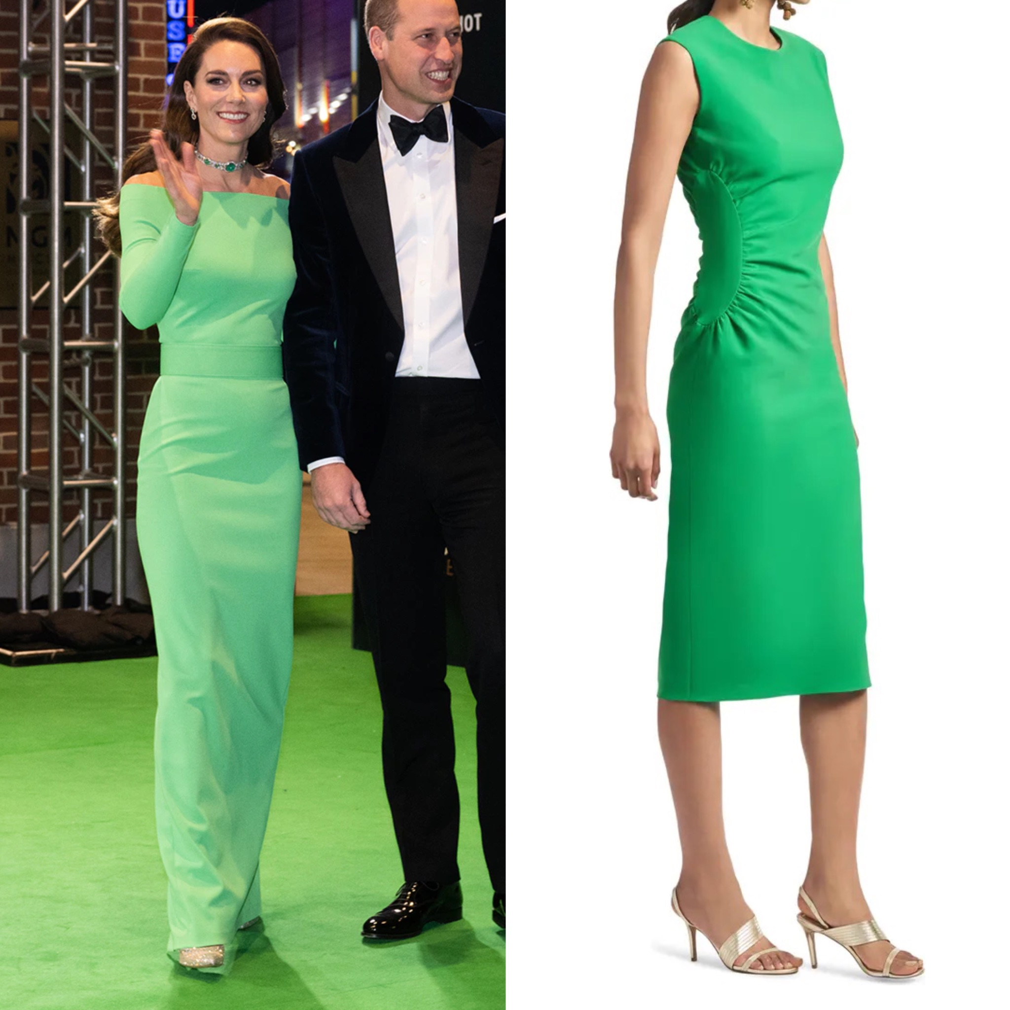Replikate lime green sheath dress 