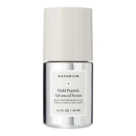 Naturium Multi-Peptide Advanced Serum Firming & Smoothing Face Serum for Fine Lines & Wrinkles with Advanced Multi-Peptide Blend 1 fl oz | Walmart (US)