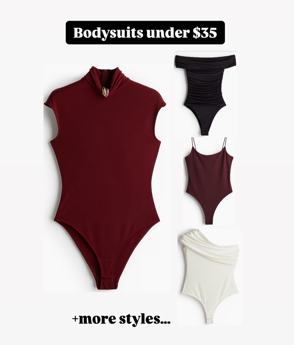Bodysuits under $35… style with jeans or dressy pants for an effortless/chic lookk

#LTKSeasonal #LTKStyleTip #LTKFindsUnder50