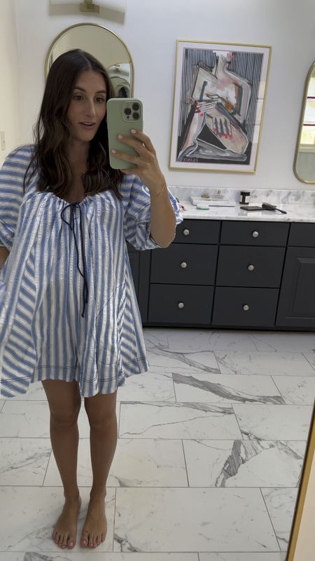 Nursing and bump friendly romper! Wearing a small 🩵

#LTKbump