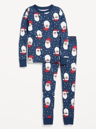 Matching Santa Claus Gender-Neutral Snug-Fit Pajamas for Kids | Old Navy (US)