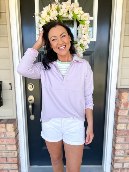 Alice Walk Warehouse Sale!! Some of my favorite items on major sale - A few are over $100 off🙌

This lavender pullover is one of my most worn items. I wear it with jeans, white jeans, shorts, tennis skirts, and leggings. Literally everything! It’s incredibly soft & comfy. I also own the crewneck version of this in blue.

Sizing:
Quarter-zip pullover fits TTS, but if between sizes I would size down. I’m wearing XS.
Crewnecks are the same (TTS, but if between sizes, size down). 

Classic style, sale alert, preppy, affordable, comfy, casual style, mom outfit 

#LTKfindsunder100 #LTKSeasonal #LTKsalealert