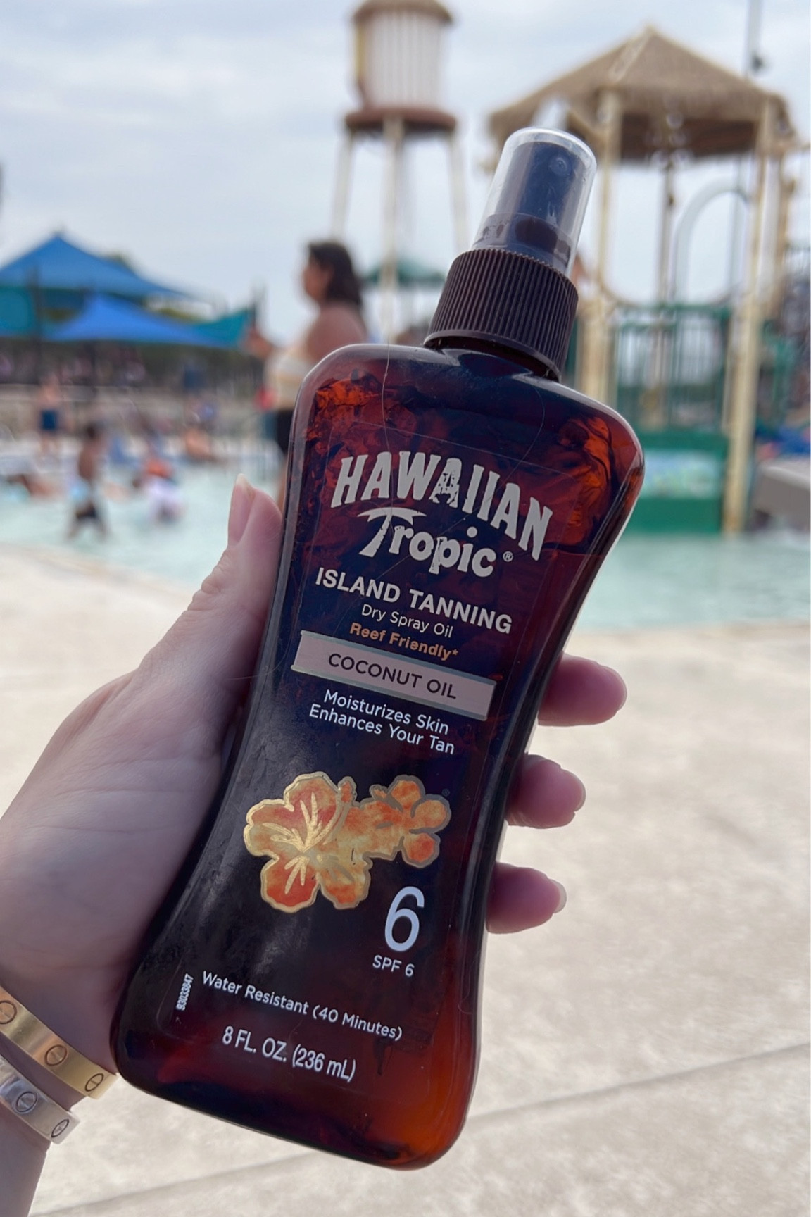 Pool day essential: Hawaiian Tropic tanning oil

Hawaiian Tropic is a popular brand known for its sun care products, including tanning oils. The Hawaiian Tropic tanning oil is designed to enhance and accelerate the tanning process while moisturizing and nourishing the skin. The tanning oils typically contain ingredients like exotic botanicals, moisturizers, and vitamins to help condition the skin and promote a deeper, more even tan.

It's important to note that tanning oils do not provide sun protection on their own and are not substitutes for sunscreen. If you're using a tanning oil, it's crucial to also apply a broad-spectrum sunscreen with a sufficient SPF to protect your skin from harmful UV rays. Additionally, it's essential to follow the usage instructions provided by the brand and exercise caution when spending time in the sun to minimize the risk of sunburn or other sun-related skin damage.

Remember to prioritize sun safety by using appropriate sun protection measures such as wearing protective clothing, seeking shade during peak sun hours, and reapplying sunscreen regularly.

#tan #summer #vacation 

#LTKbeauty #LTKswim #LTKFind