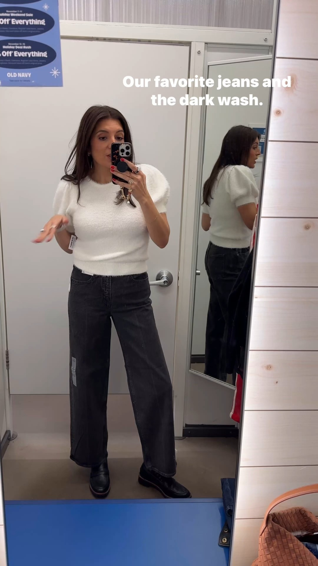 Old navy 40% off! Eyelash sweater and the best jeans! High rise wide leg jeans. I’m 5’7"

#LTKSaleAlert #LTKTall #LTKOver40